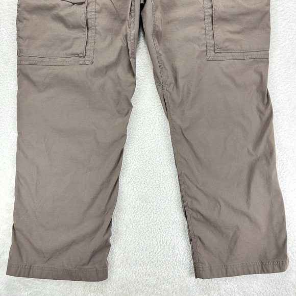 Duluth Trading Cargo Pants Mens 44x30 Beige Flex Dry On The Fly Performance - Picture 3 of 16